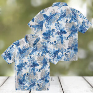 MLB Fan Kansas City Royals Tropical Leaves Aloha Shirt Hawaiian Style, Beach & Summer Vibes