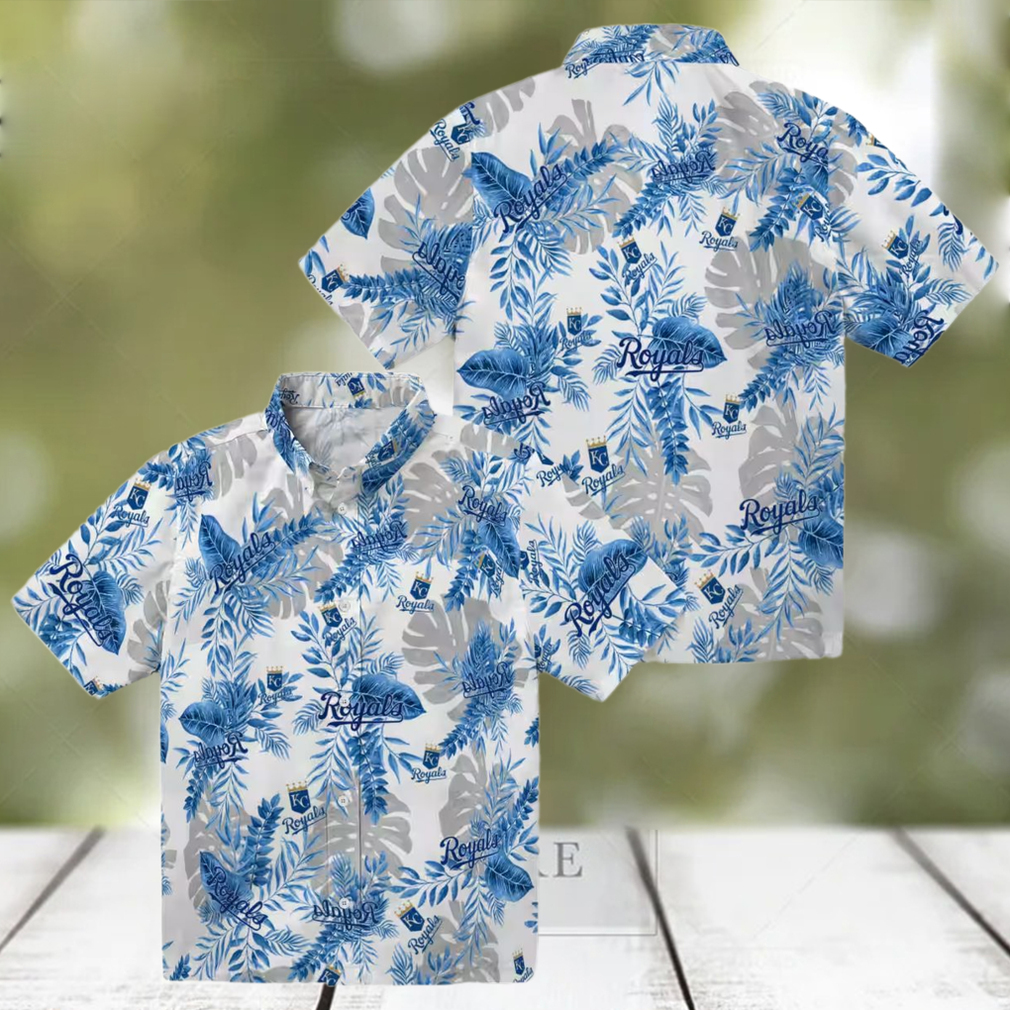 MLB Fan Kansas City Royals Tropical Leaves Aloha Shirt Hawaiian Style, Beach & Summer Vibes MLB Fan Kansas City Royals Tropical Leaves Aloha Shirt Hawaiian Style, Beach & Summer Vibes