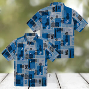 MLB Los Angeles Dodgers Blue Hawaiian Shirt Tribal Summer Vacation Outfit