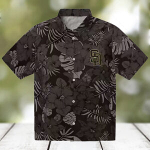 MLB San Diego Padres Jungle Vibes Brown Hawaiian Shirt Summer Beach Shirt for Fans