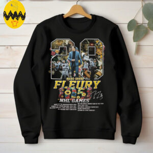 Marc Andre Fleury 1051 NHL Game Signature Unisex T Shirt