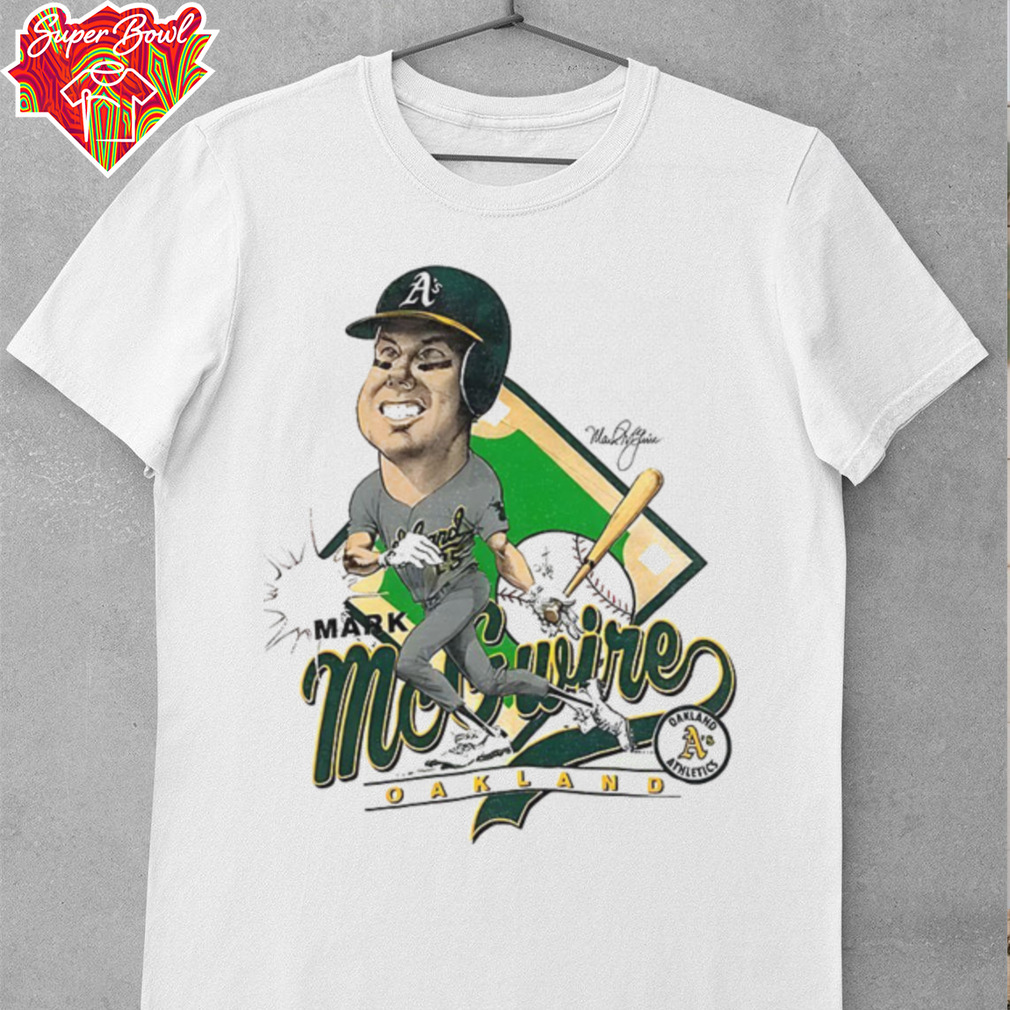 Mark McGuire Oakland A’s Athletics caricature vintage shirt Mark McGuire Oakland A’s Athletics caricature vintage shirt