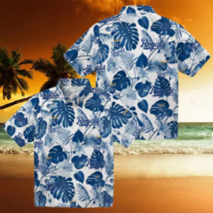 Men’s Kansas City Royals Floral Hawaiian Shirt   Limited Edition Baseball Fan Apparel