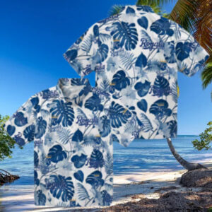 Men’s Kansas City Royals Floral Hawaiian Shirt   Limited Edition Baseball Fan Apparel