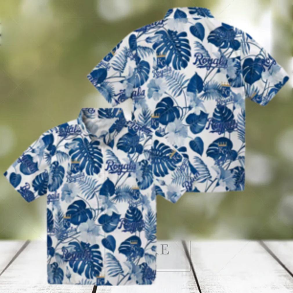 Men's Kansas City Royals Floral Hawaiian Shirt Limited Edition Baseball Fan Apparel Men's Kansas City Royals Floral Hawaiian Shirt Limited Edition Baseball Fan Apparel