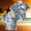 Colorado Rockies Palm Horizon Blue Hawaiian Shirt