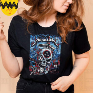 Metallica M72 Nashville Event Poster North American Tour 2025 Schedule Location Unisex T Shirt