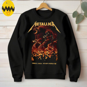Metallica M72 Toronto Canada Night 2 At Rogers Centre On April 26 2025 M72 North American Tour Two Sided Unisex T Shirt