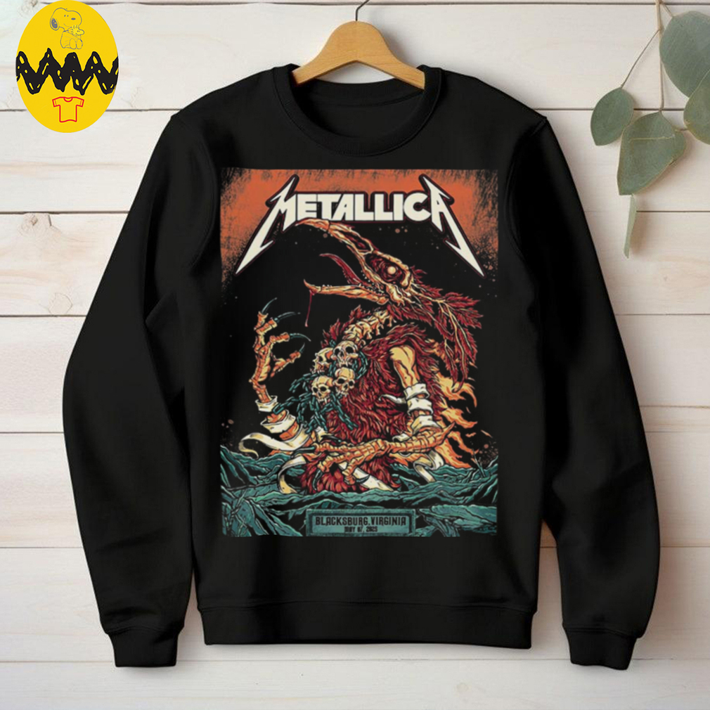 Metallica M72 Virginia Tech Pop Up Shop At Lane Stadium In Blacksburg Virginia United States On May 7 2025 Unisex T Shirt Metallica M72 Virginia Tech Pop Up Shop At Lane Stadium In Blacksburg Virginia United States On May 7 2025 Unisex T Shirt