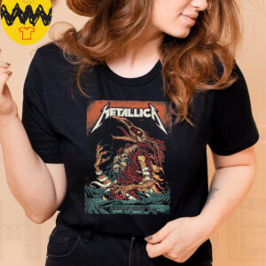 Metallica M72 Virginia Tech Pop Up Shop At Lane Stadium In Blacksburg Virginia United States On May 7 2025 Unisex T Shirt