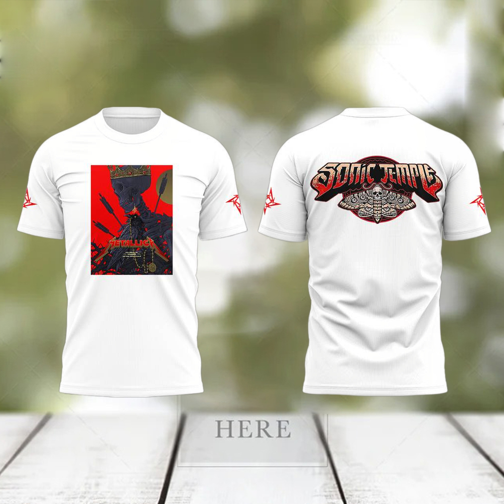 Metallica Music Concert Sonic Temple Limited Edition T shirt Metallica Music Concert Sonic Temple Limited Edition T shirt