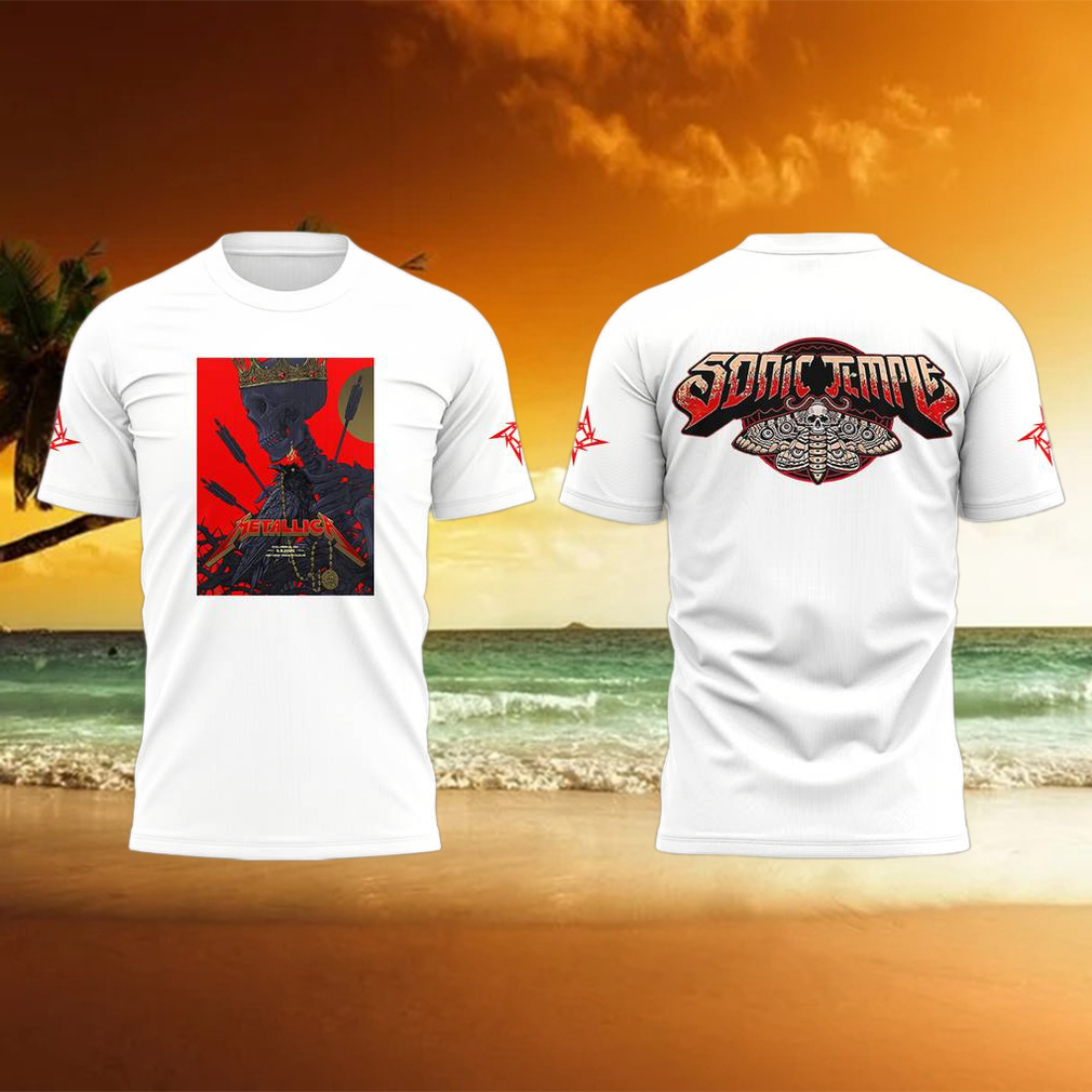 Metallica Music Concert Sonic Temple Limited Edition T shirt Metallica Music Concert Sonic Temple Limited Edition T shirt