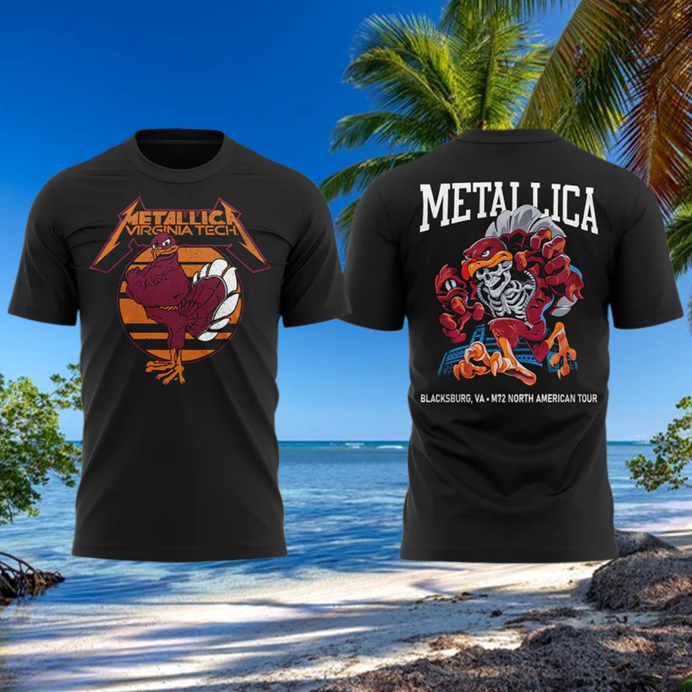 Metallica x Virginia Tech Lane Rocked T Shirt Cool Gifts For Music Lovers Metallica x Virginia Tech Lane Rocked T Shirt Cool Gifts For Music Lovers