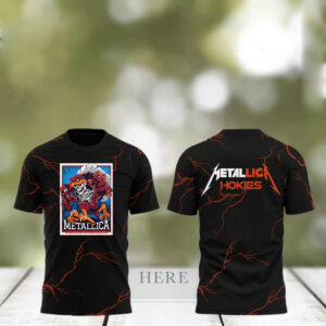Metallica x Virginia Tech Lane Rocked T Shirt Gifts For Someone Who Loves Music