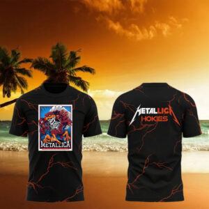 Metallica x Virginia Tech Lane Rocked T Shirt Gifts For Someone Who Loves Music