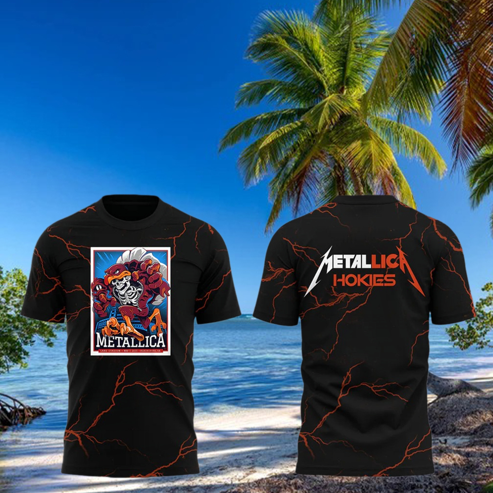 Metallica x Virginia Tech Lane Rocked T Shirt Gifts For Someone Who Loves Music Metallica x Virginia Tech Lane Rocked T Shirt Gifts For Someone Who Loves Music