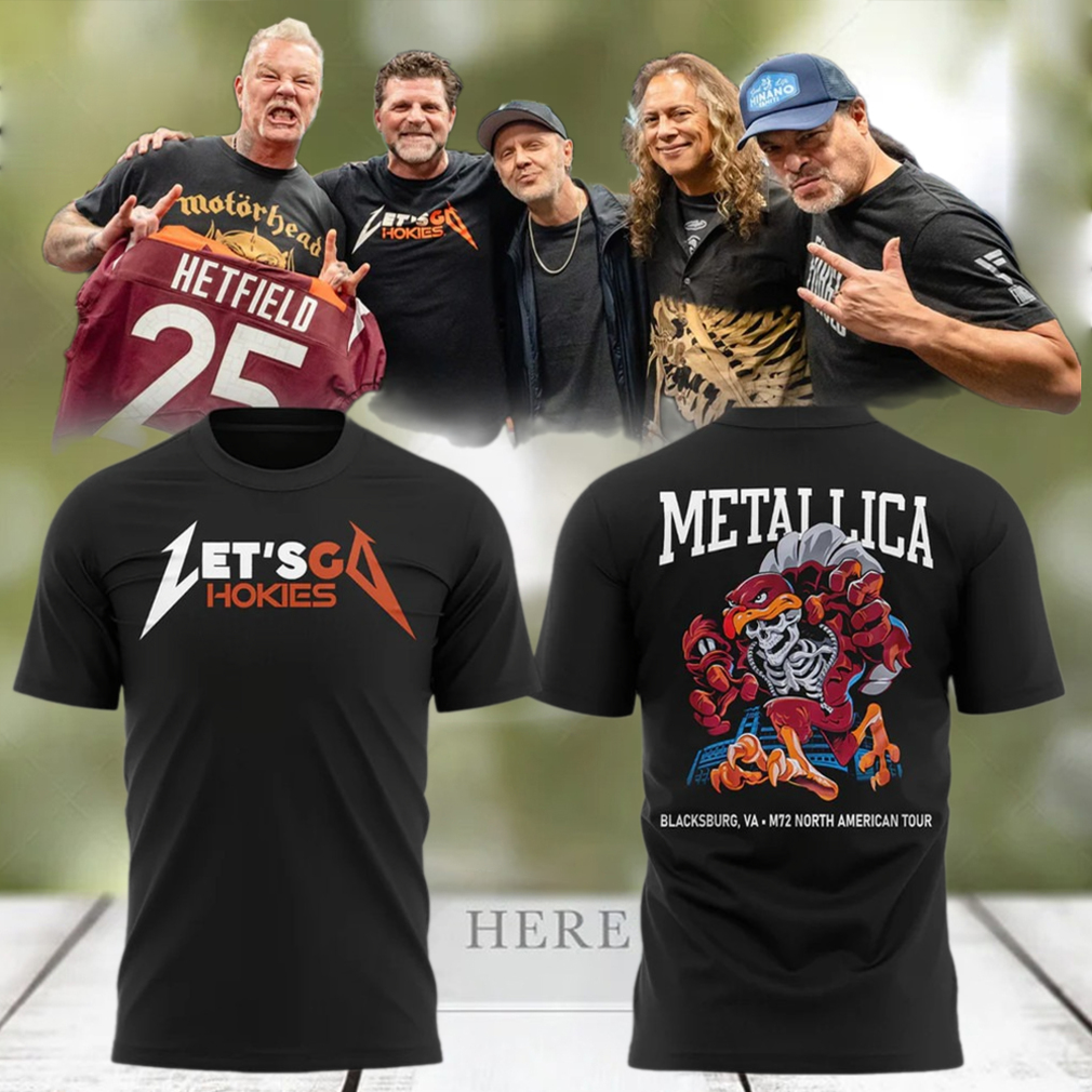 Metallica x Virginia Tech Lane Rocked T Shirt Music Related Gifts For Guys Metallica x Virginia Tech Lane Rocked T Shirt Music Related Gifts For Guys