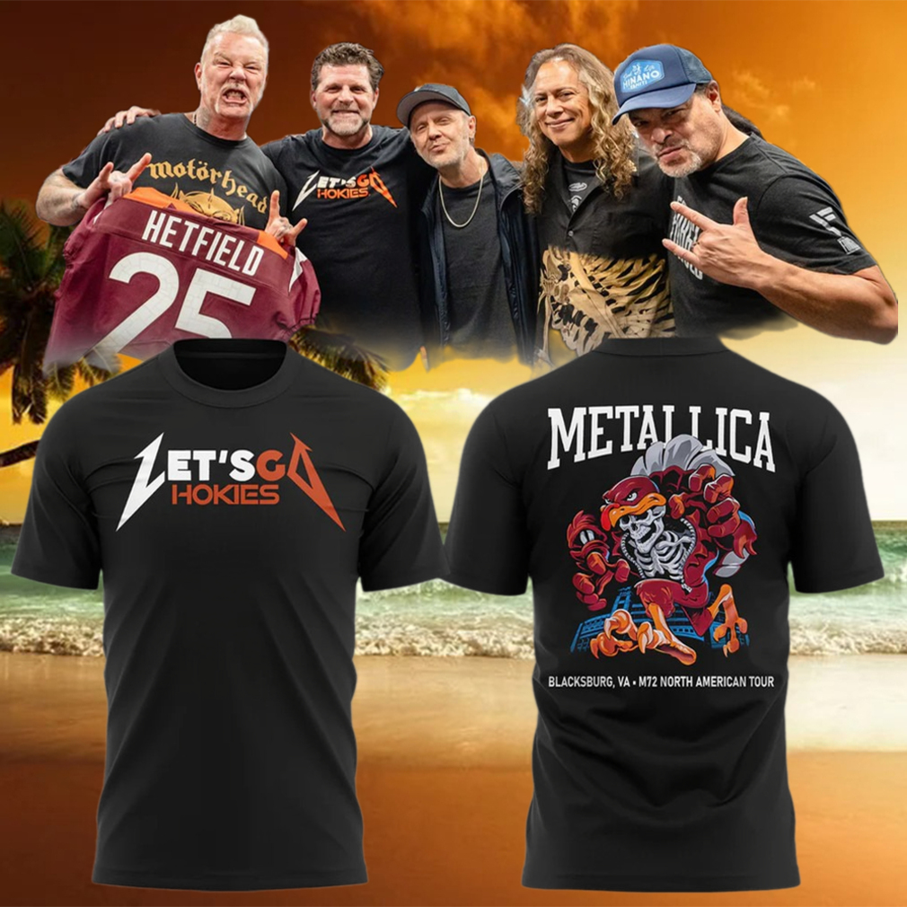 Metallica x Virginia Tech Lane Rocked T Shirt Music Related Gifts For Guys Metallica x Virginia Tech Lane Rocked T Shirt Music Related Gifts For Guys
