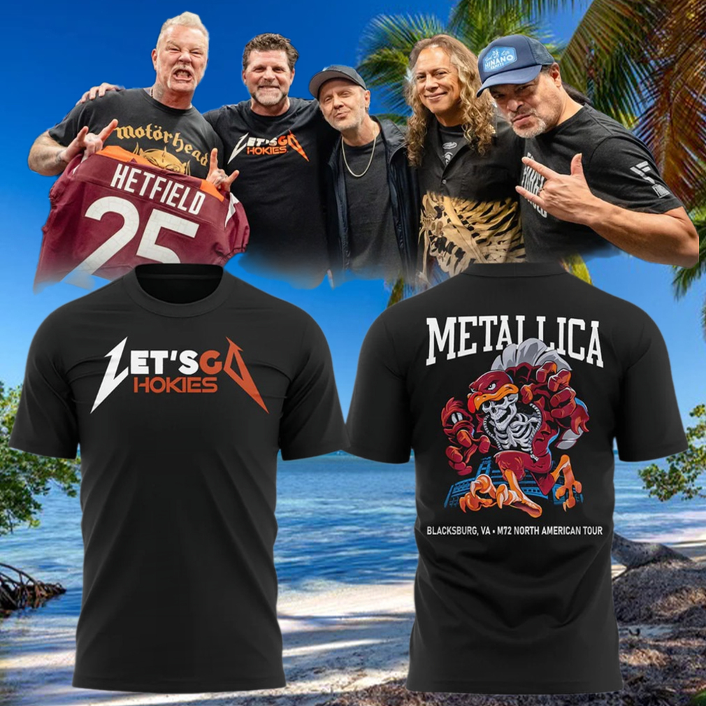 Metallica x Virginia Tech Lane Rocked T Shirt Music Related Gifts For Guys Metallica x Virginia Tech Lane Rocked T Shirt Music Related Gifts For Guys