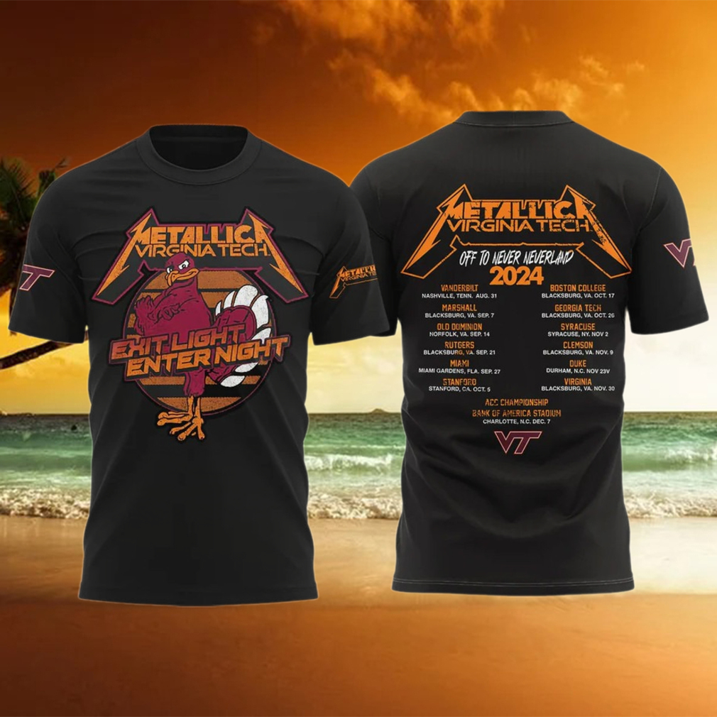 Metallica x Virginia Tech T Shirt Gifts For Someone Who Likes Music Metallica x Virginia Tech T Shirt Gifts For Someone Who Likes Music
