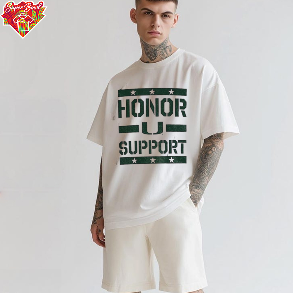 Miami Hurricanes 2025 Honor and Support shirt Miami Hurricanes 2025 Honor and Support shirt