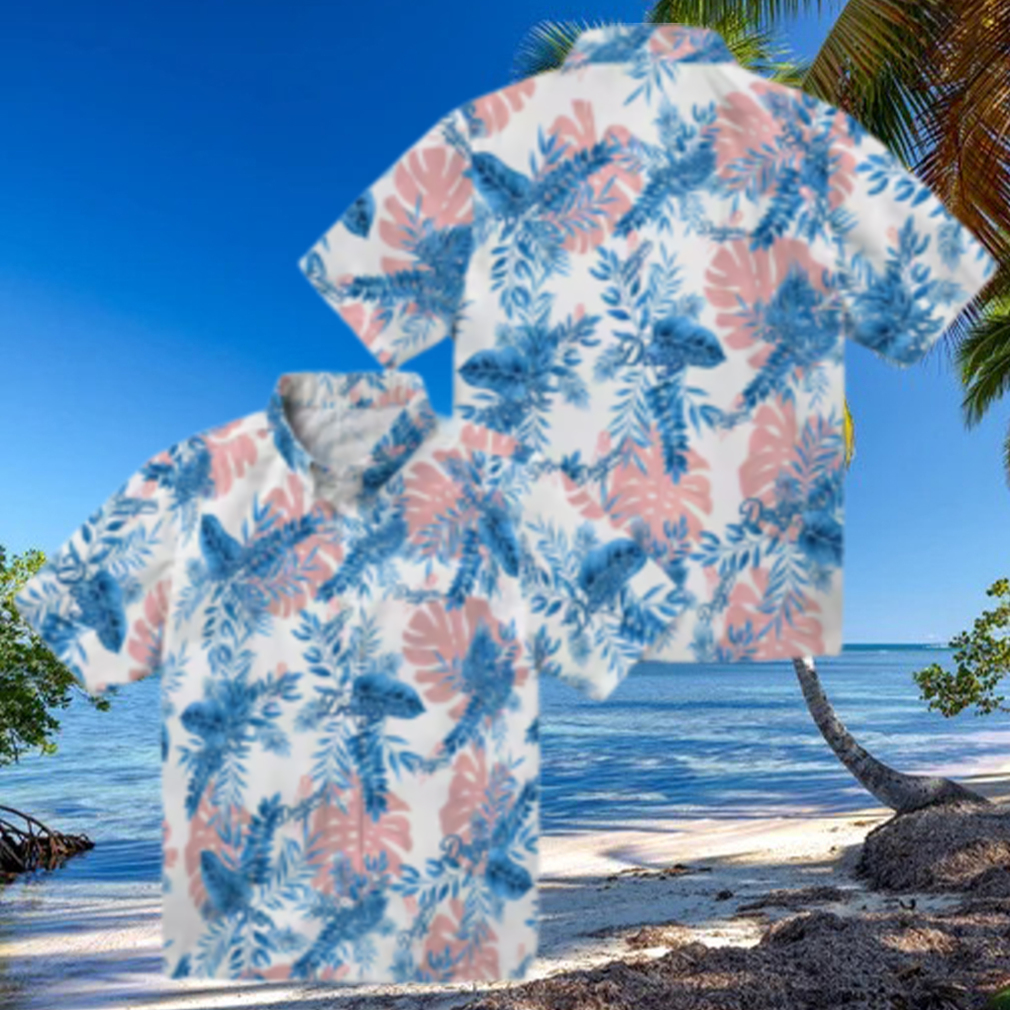 Miami Marlins Beach Short Sleeve Shirt for Men Tropical Blue White MLB Fan Clothing Sunflowers Miami Marlins Beach Short Sleeve Shirt for Men Tropical Blue White MLB Fan Clothing Sunflowers