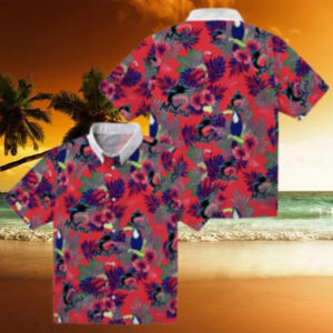 Miami Marlins Hawaiian Shirt for Baseball Fans   Toucan Floral Print