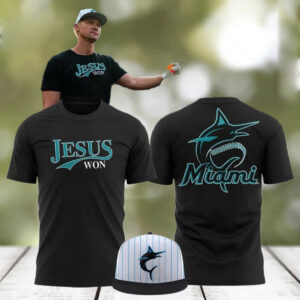 Miami Marlins Jesus Won Limited Edition T Shirt Basketball Fan Gift Ideas