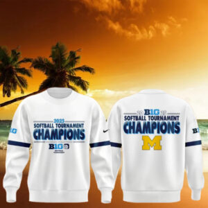 Michigan Wolverines Big Ten Softball Champions 2025 Sweatshirt