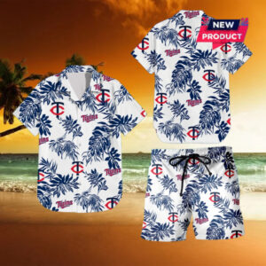 Minnesota Twins Beach Outfit Hawaiian Shirt