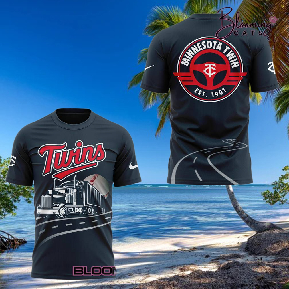 Minnesota Twins x Truck Driver Night 2025 T shirt Minnesota Twins x Truck Driver Night 2025 T shirt