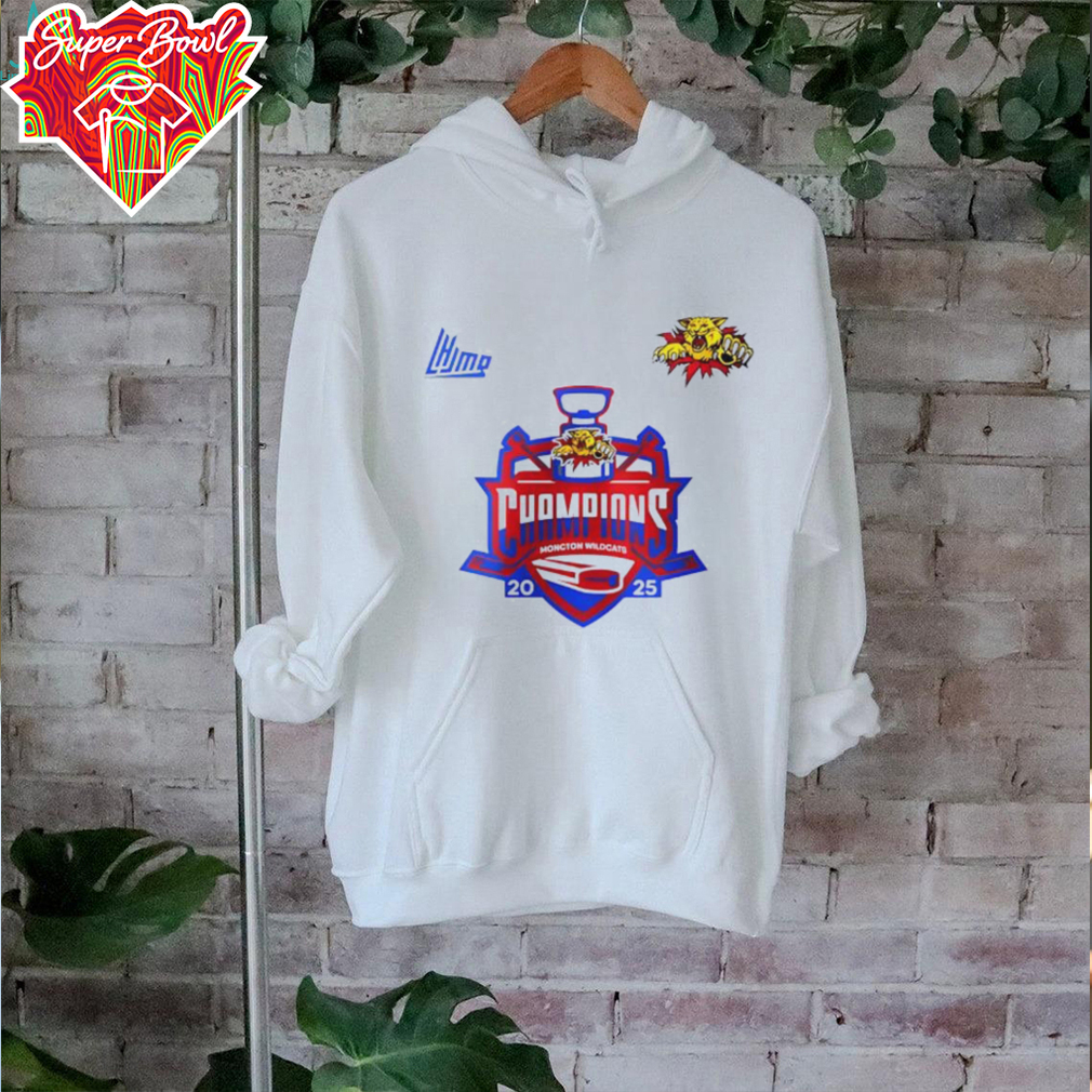Moncton Wildcats Quebec Maritimes Junior Hockey League Champions 2025 shirt Moncton Wildcats Quebec Maritimes Junior Hockey League Champions 2025 shirt