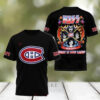 Montreal Canadiens x Kiss Band 3D T Shirt Music Gift Ideas For Guys