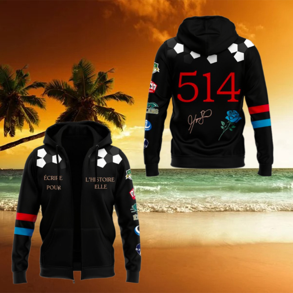 Montreal Roses Football 514 Signature 2025 Special Zip Hoodie Montreal Roses Football 514 Signature 2025 Special Zip Hoodie