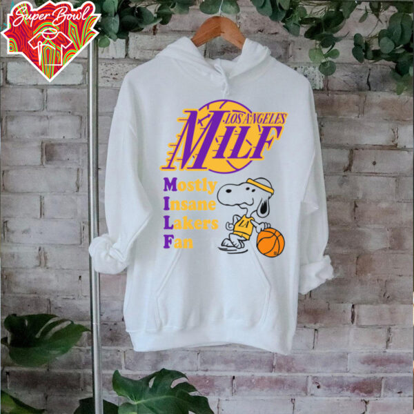 Mostly Insane Lakers Fan T shirt