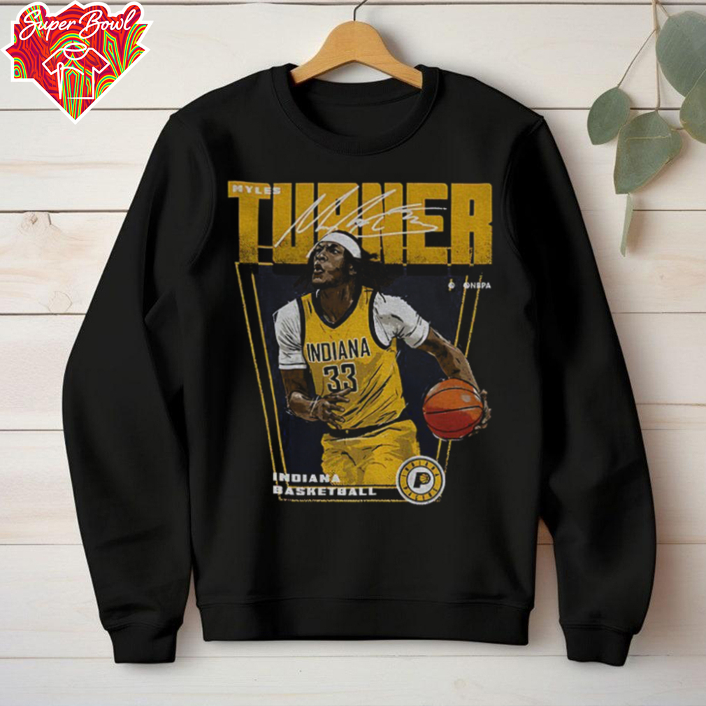 Myles Turner 33 Indiana Pacers NBA Basketball signature shirt Myles Turner 33 Indiana Pacers NBA Basketball signature shirt
