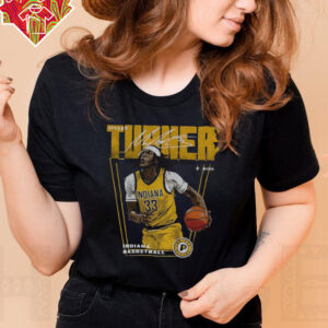 Myles Turner 33 Indiana Pacers NBA Basketball signature shirt
