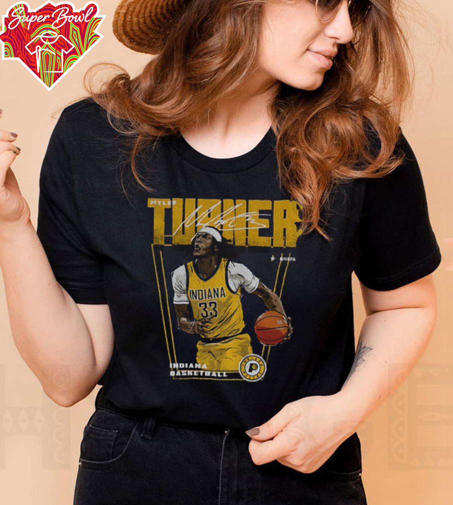 Myles Turner 33 Indiana Pacers NBA Basketball signature shirt Myles Turner 33 Indiana Pacers NBA Basketball signature shirt