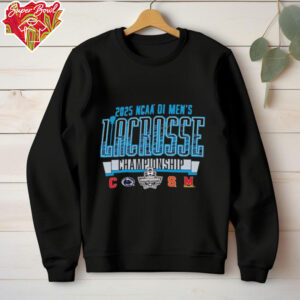 NCAA DI Men’s Lacrosse Championship 2025 logos shirt