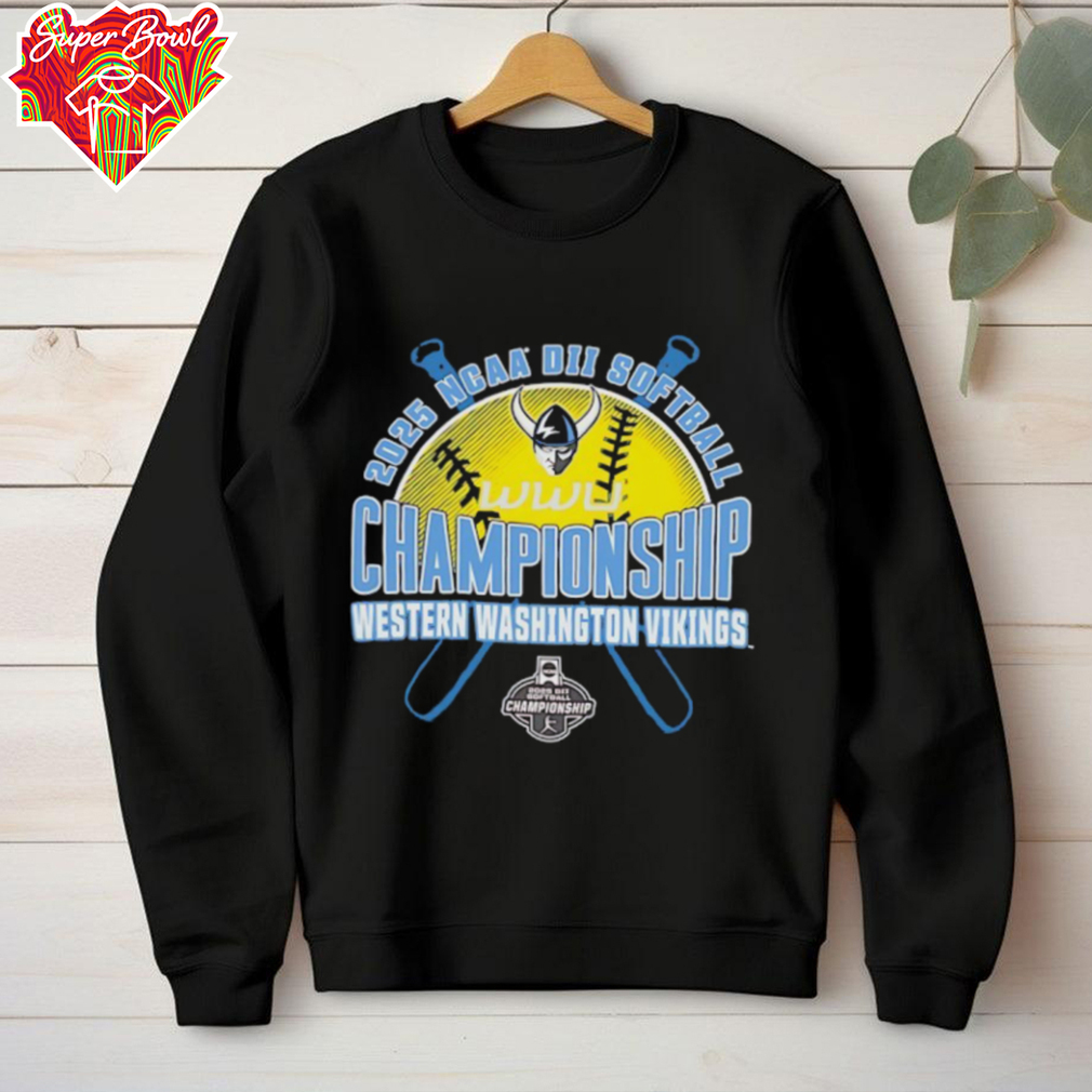 NCAA DII Softball Championship Western Washington Vikings 2025 shirt NCAA DII Softball Championship Western Washington Vikings 2025 shirt