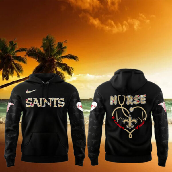 New Orleans Saints Nurses Appreciation Day 2025 Hoodie