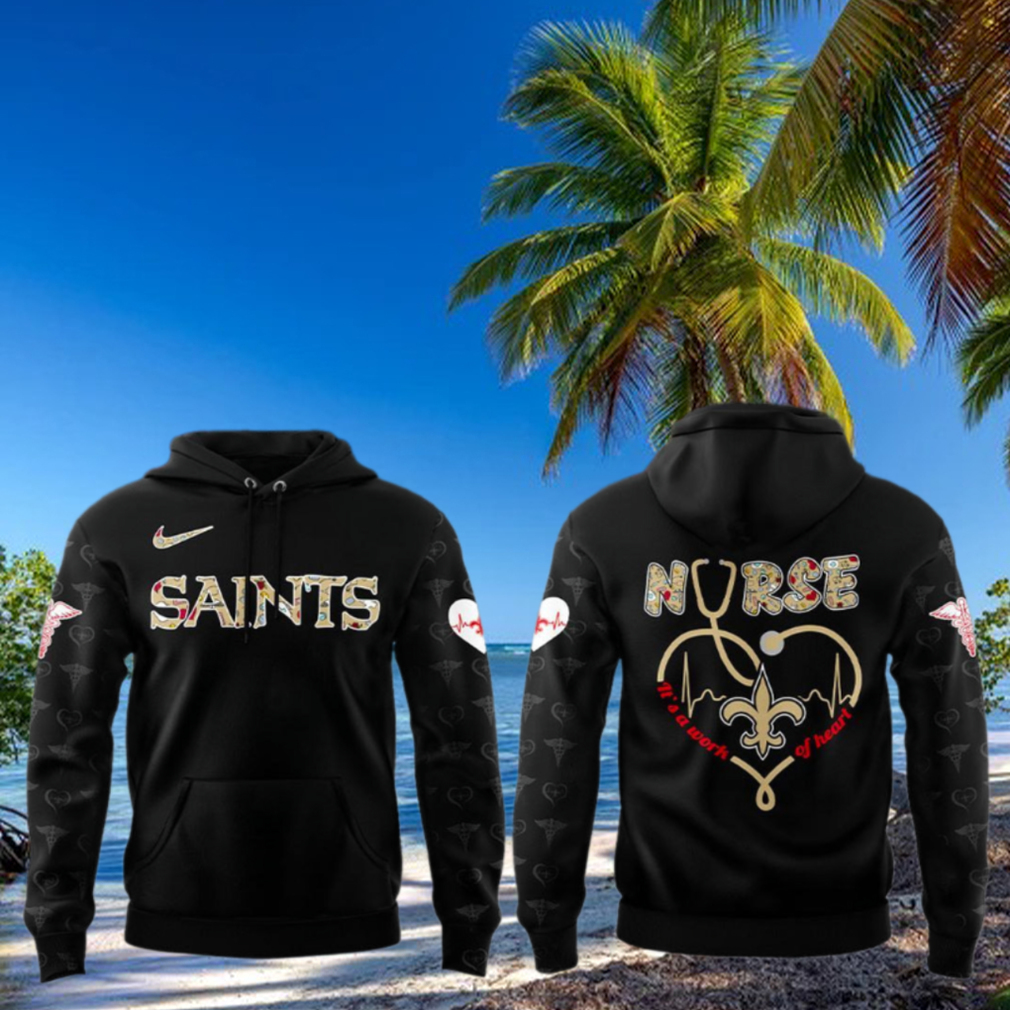 New Orleans Saints Nurses Appreciation Day 2025 Hoodie New Orleans Saints Nurses Appreciation Day 2025 Hoodie