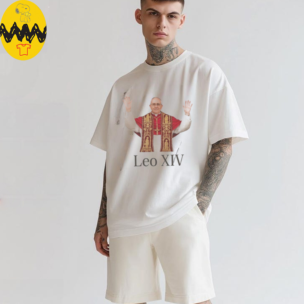 New Pope Leo Xiv Shirt Featuring Robert Prevost Shirt New Pope Leo Xiv Shirt Featuring Robert Prevost Shirt