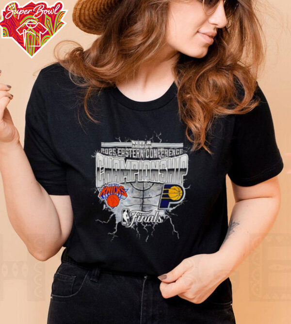 New York Knicks vs Indiana Pacers 2025 NBA Eastern Conference Finals vintage shirt