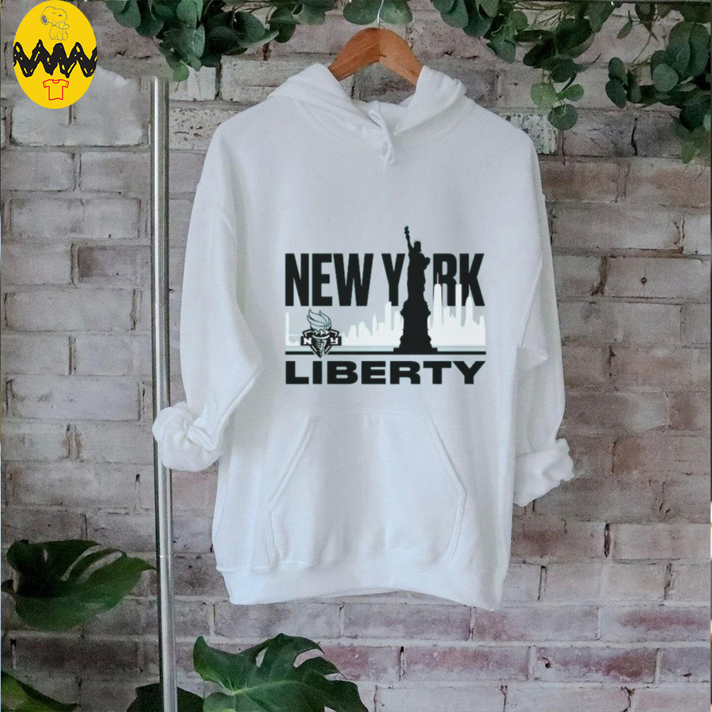 New York Liberty Sportiqe Unisex Skyline Comfy Tri Blend T Shirt New York Liberty Sportiqe Unisex Skyline Comfy Tri Blend T Shirt