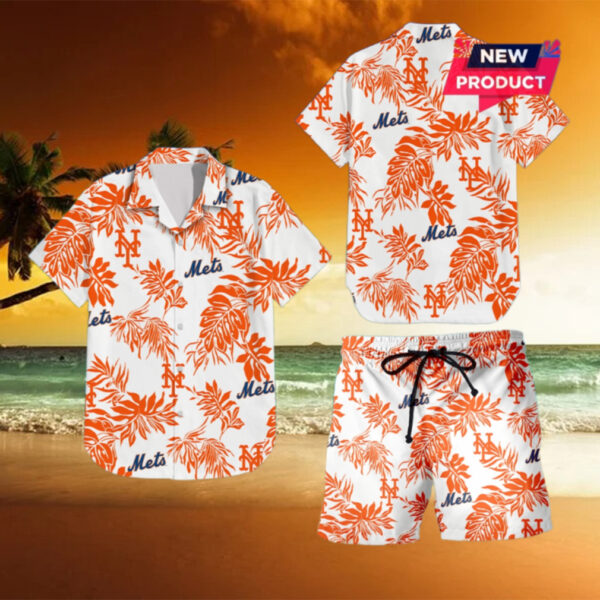 New York Mets Beach Outfit Hawaiian Shirt