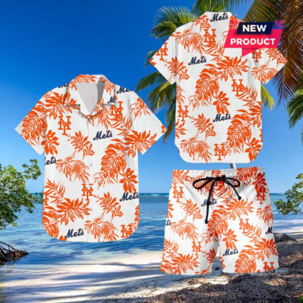 New York Mets Beach Outfit Hawaiian Shirt