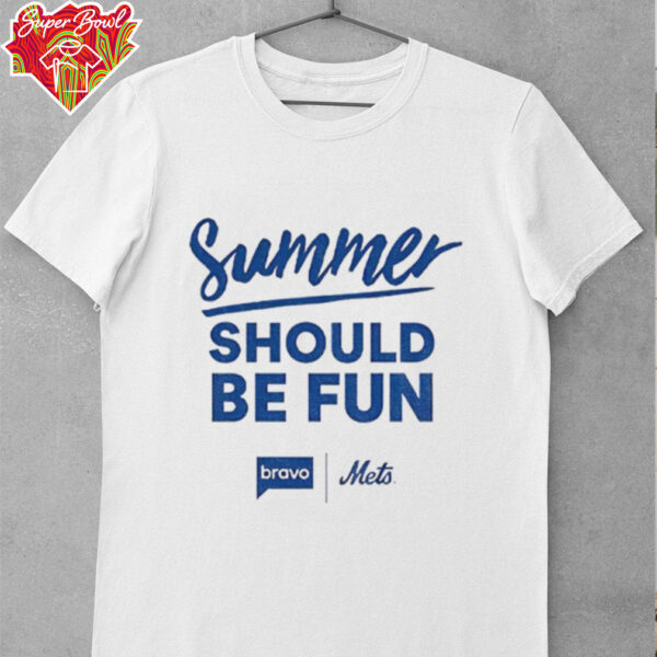 New York Mets summer should be fun MLB shirt