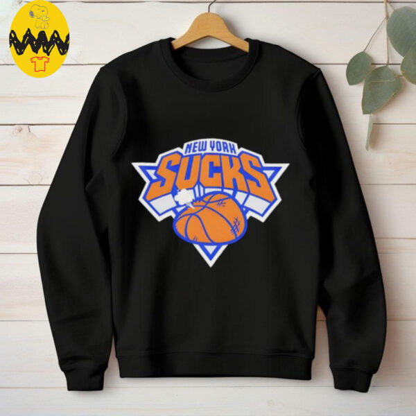 New York Sucks basketball shirt