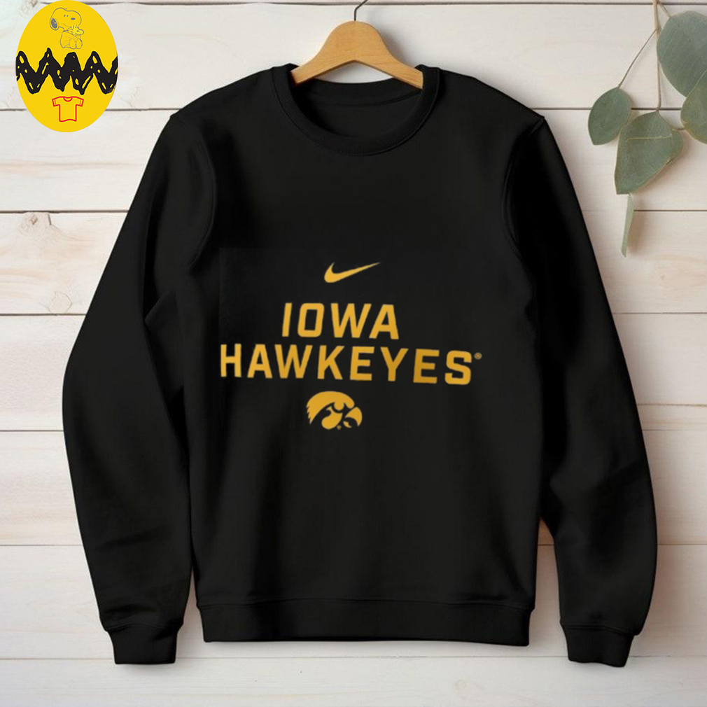 Nike Black Iowa Hawkeyes 2025 Sideline Performance T Shirt Nike Black Iowa Hawkeyes 2025 Sideline Performance T Shirt